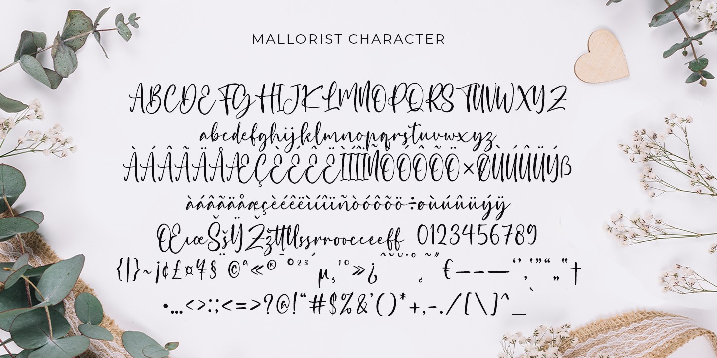 Example font Mallorist #3